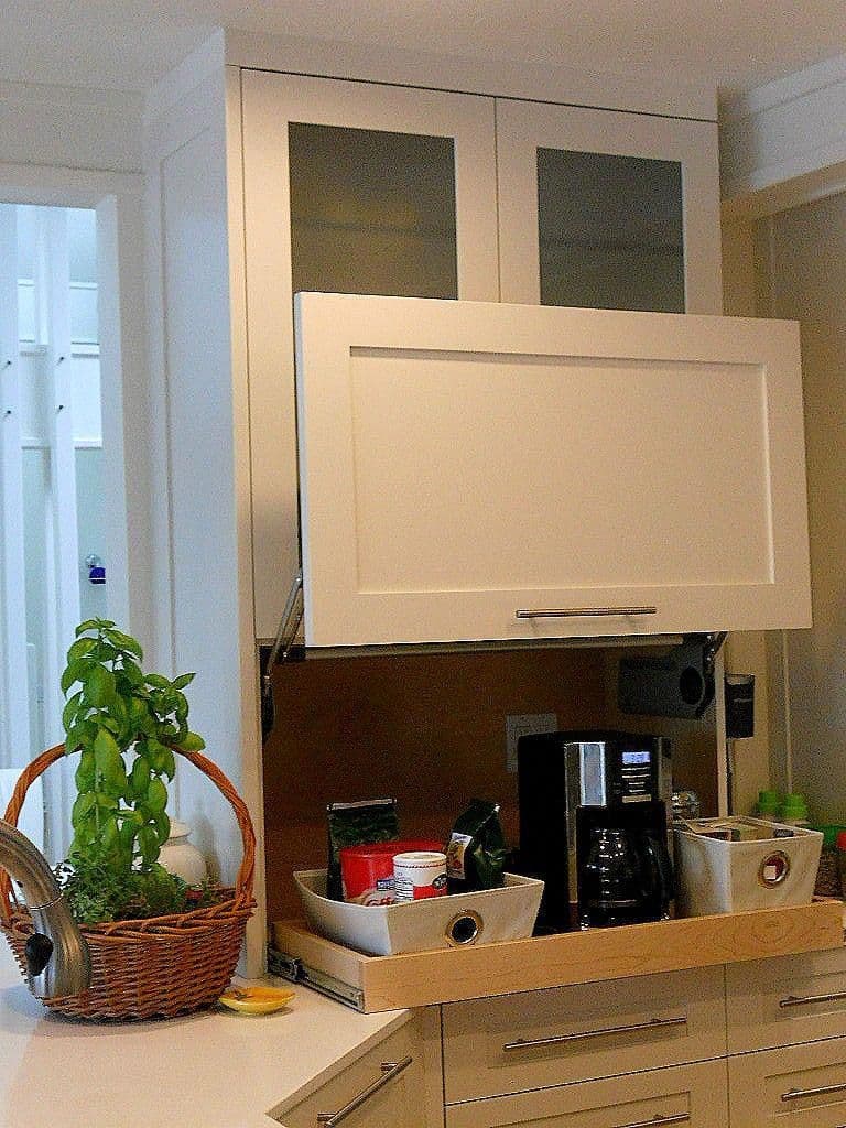 How To Create A Kitchen Cabinet Appliance Garage - Kitchen Ideas