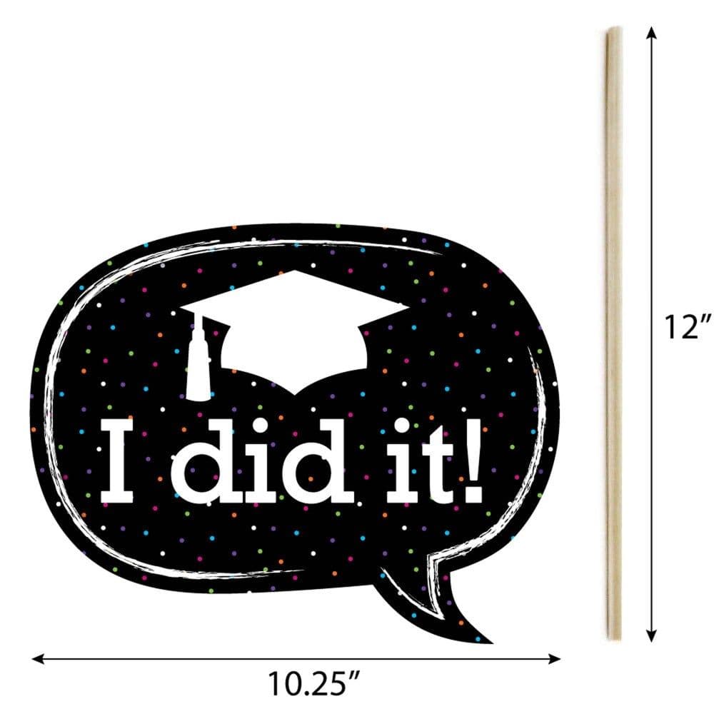 Big dot of happiness hats off grad 2022 graduation party photo booth ...