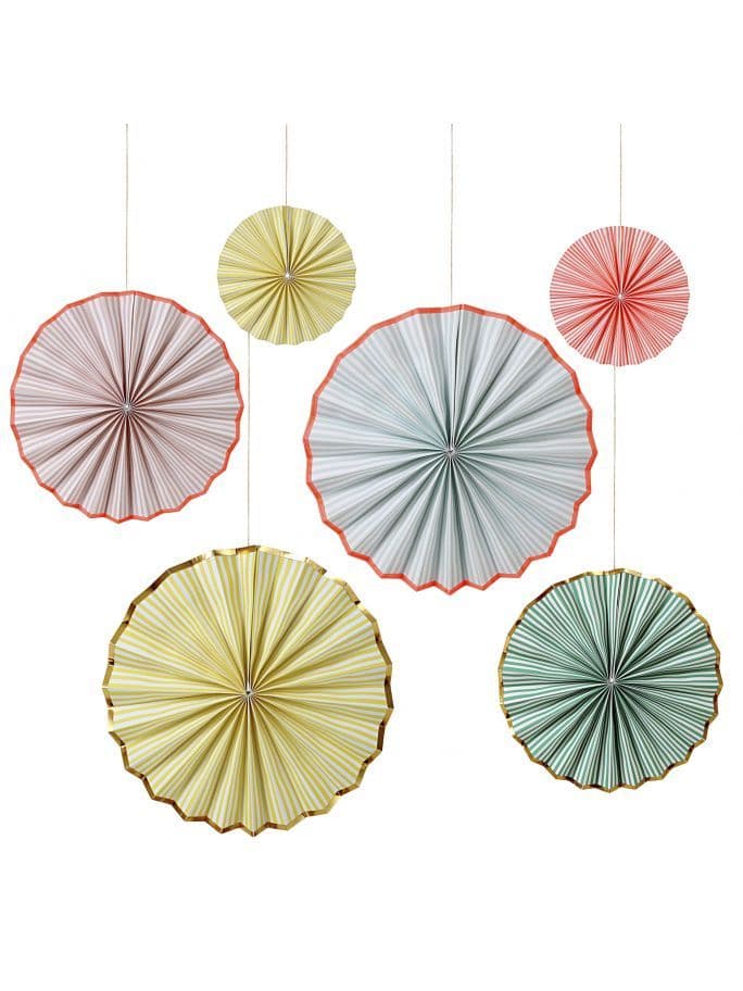 Meri Meri Pastel Pinwheel Decorations. Decorate a party environment ...