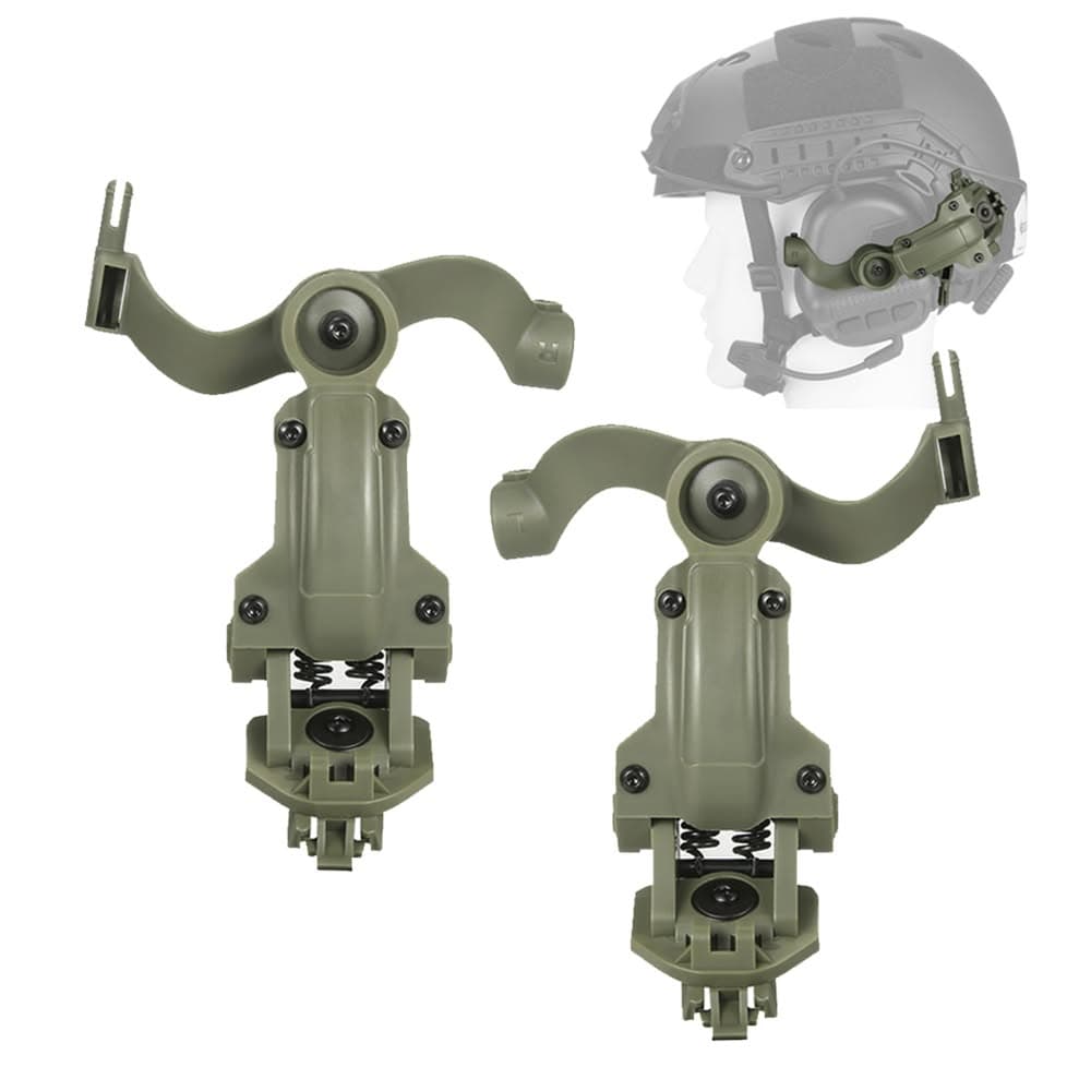 Shooting Headset Bracket Rail Mount Kit ARC Helmet Rail Adapter for OPS ...