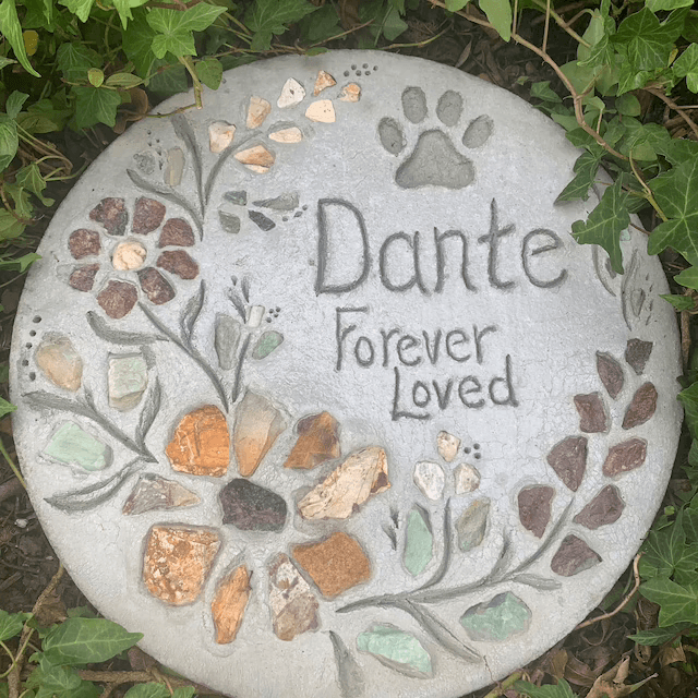 Pet Memorial Stepping Stone Personalized Garden Decor - Etsy ...