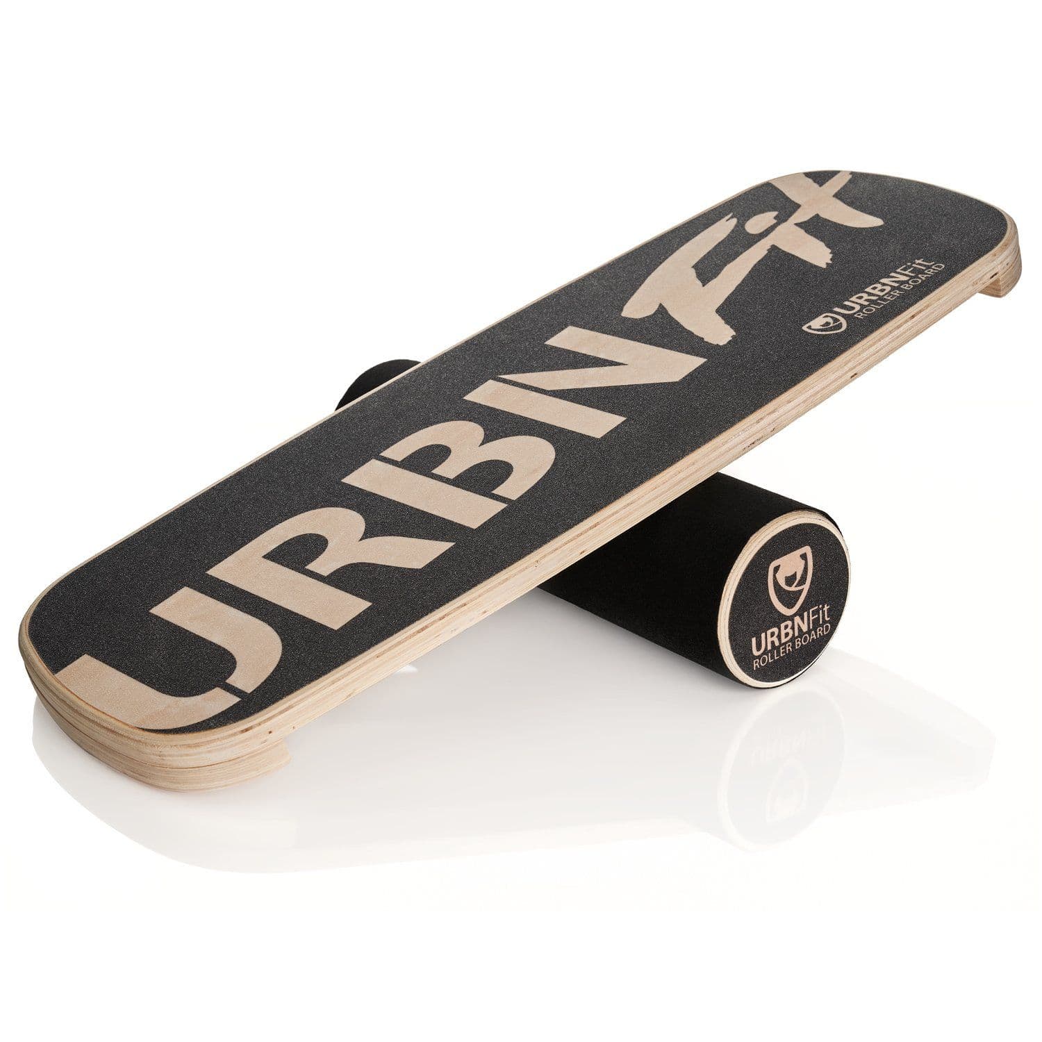 URBNFit Wooden Balance Board Trainer - Wobble Board for Skateboard ...