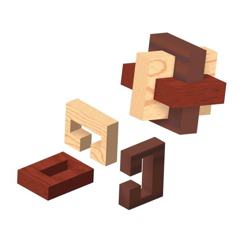 Wooden knot puzzle plan | Simple wood puzzles
