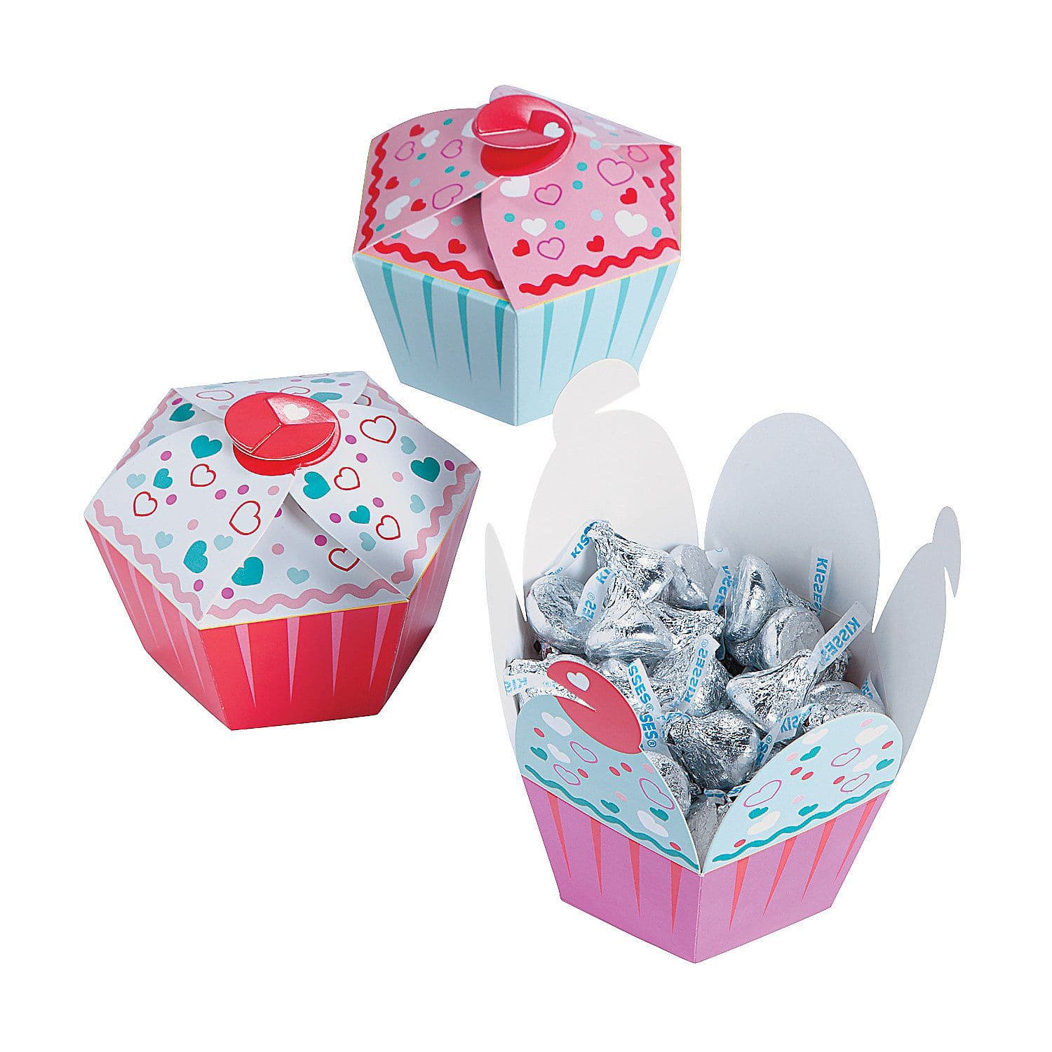 Valentine Cupcake Boxes | Valentines cupcakes, Valentine gifts, Cupcake ...