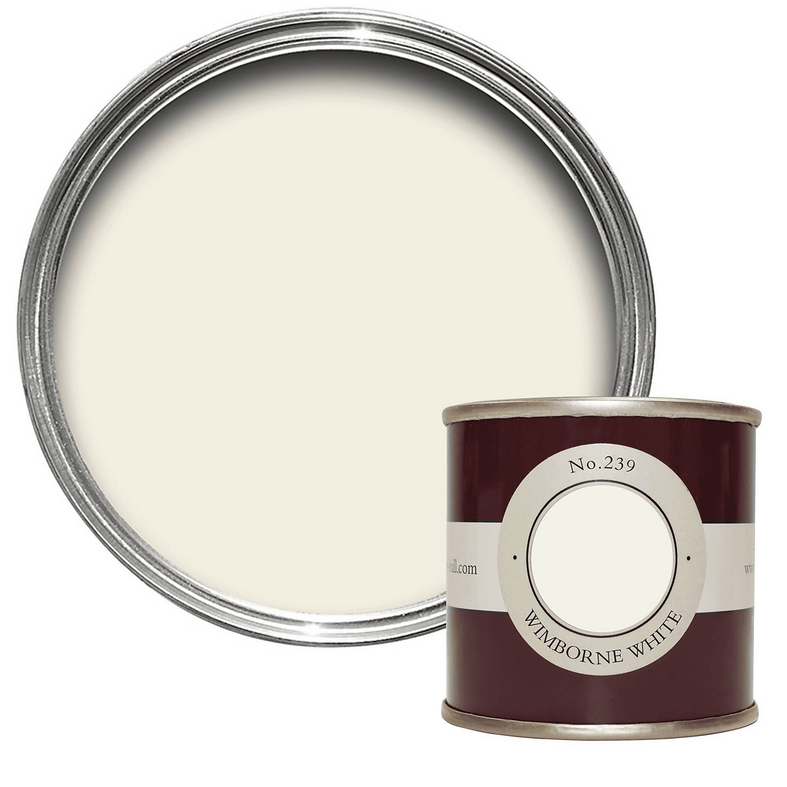 Farrow & Ball Estate Matt Emulsion Paint Wimborne White No.239 ...