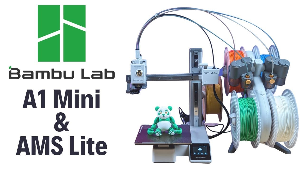 The NEW Bambu Lab A1 Mini Combo With 4 Color AMS Lite! ONLY $459! - YouTube