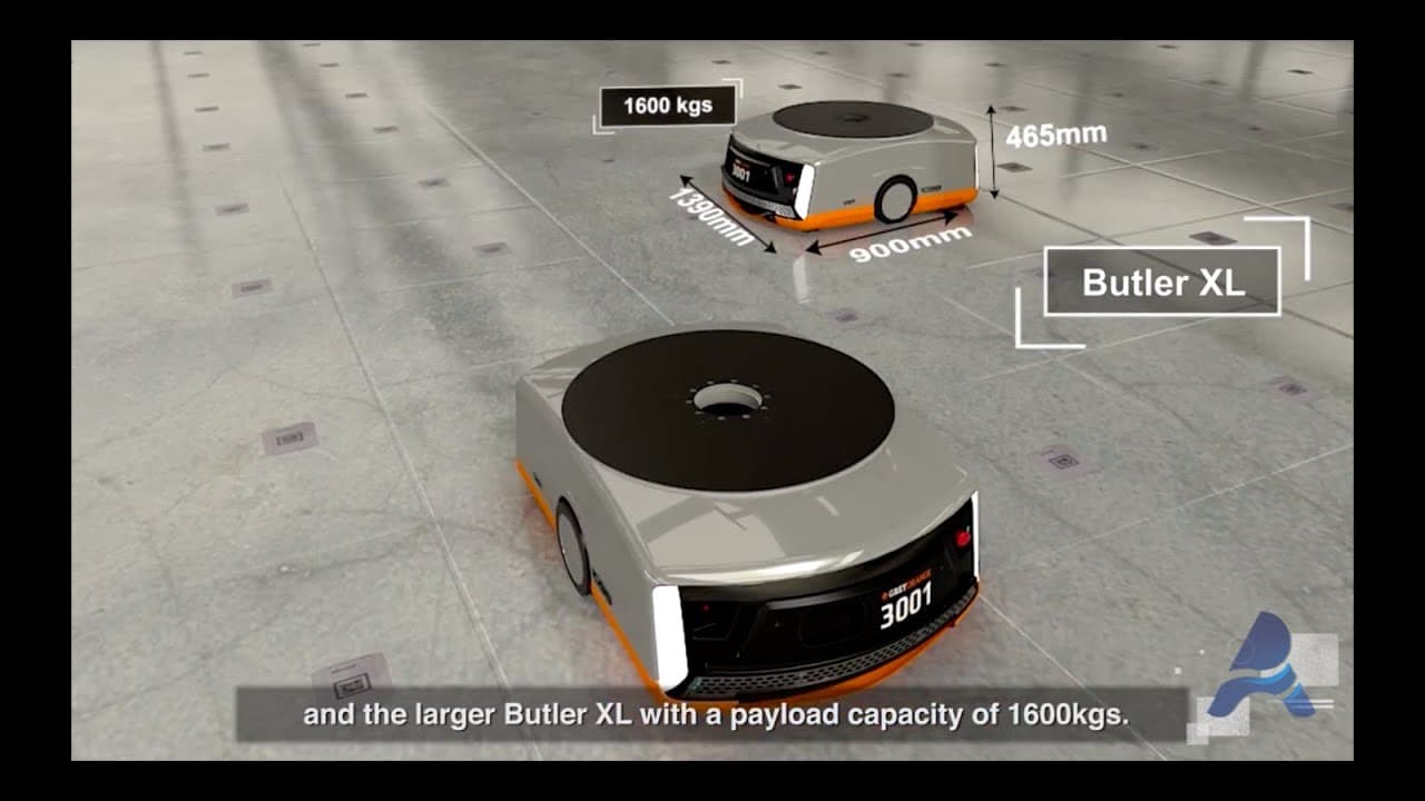 GreyOrange Butler Robot 3D Animation | Artificial Intelligence ...