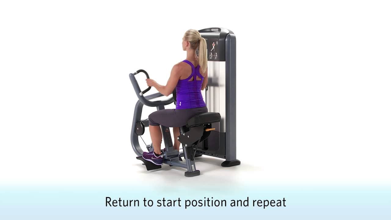 Precor - Discovery Series Selectorized Line DSL310 Seated Row ...