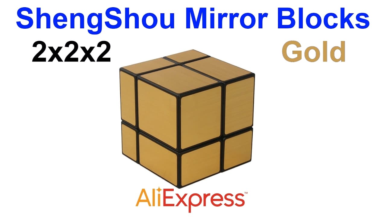 ShengShou Mirror Blocks 2x2x2 Gold Кубик Рубика AliExpress !!! - YouTube