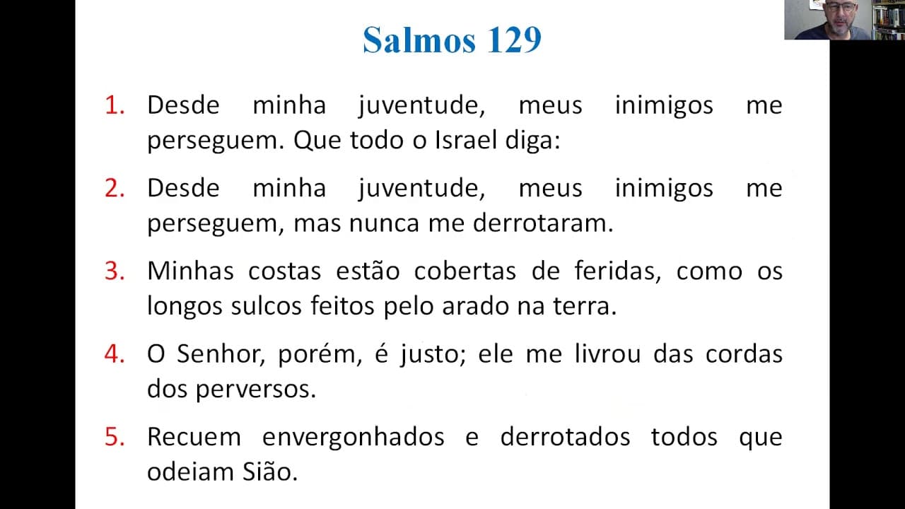Salmos 128 e 129 - NVT - YouTube