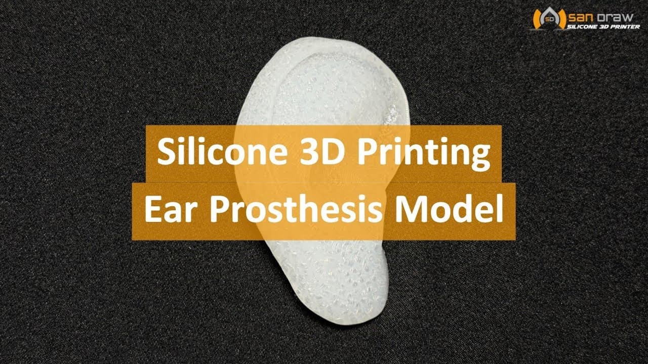 【Silicone 3D Printing】SIL20 Platinum-Cured Silicone Ear Prosthesis ...