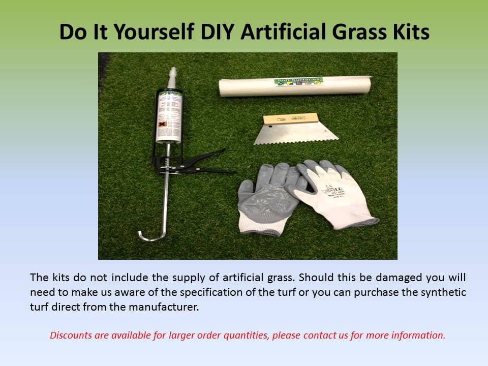 DIY Artificial Grass Installation Kits for Synthetic Lawns - YouTube