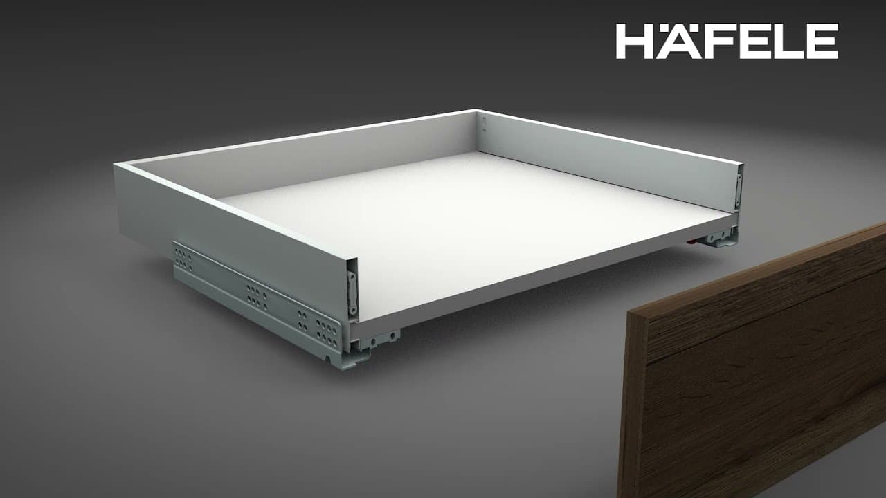 Product Introduction: Matrix Box Slim A Drawer System from Häfele - YouTube