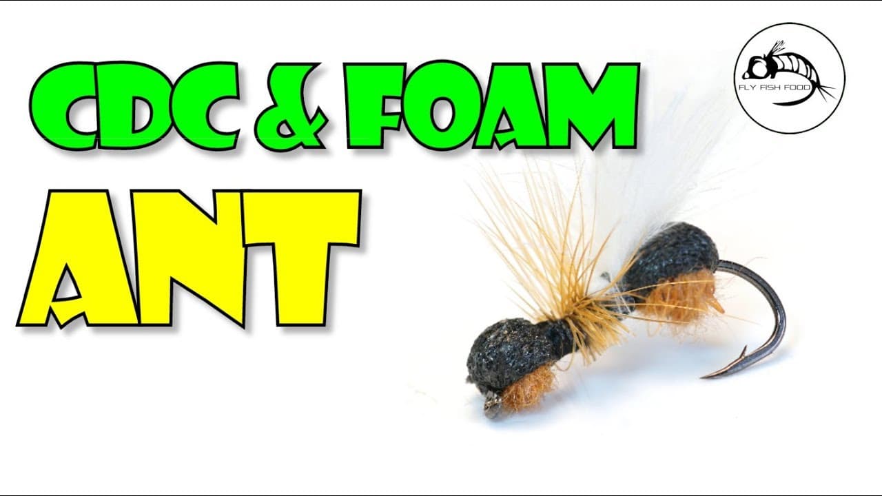 Fly Tying Tutorial: CDC & Foam ANT - Dry Fly - YouTube