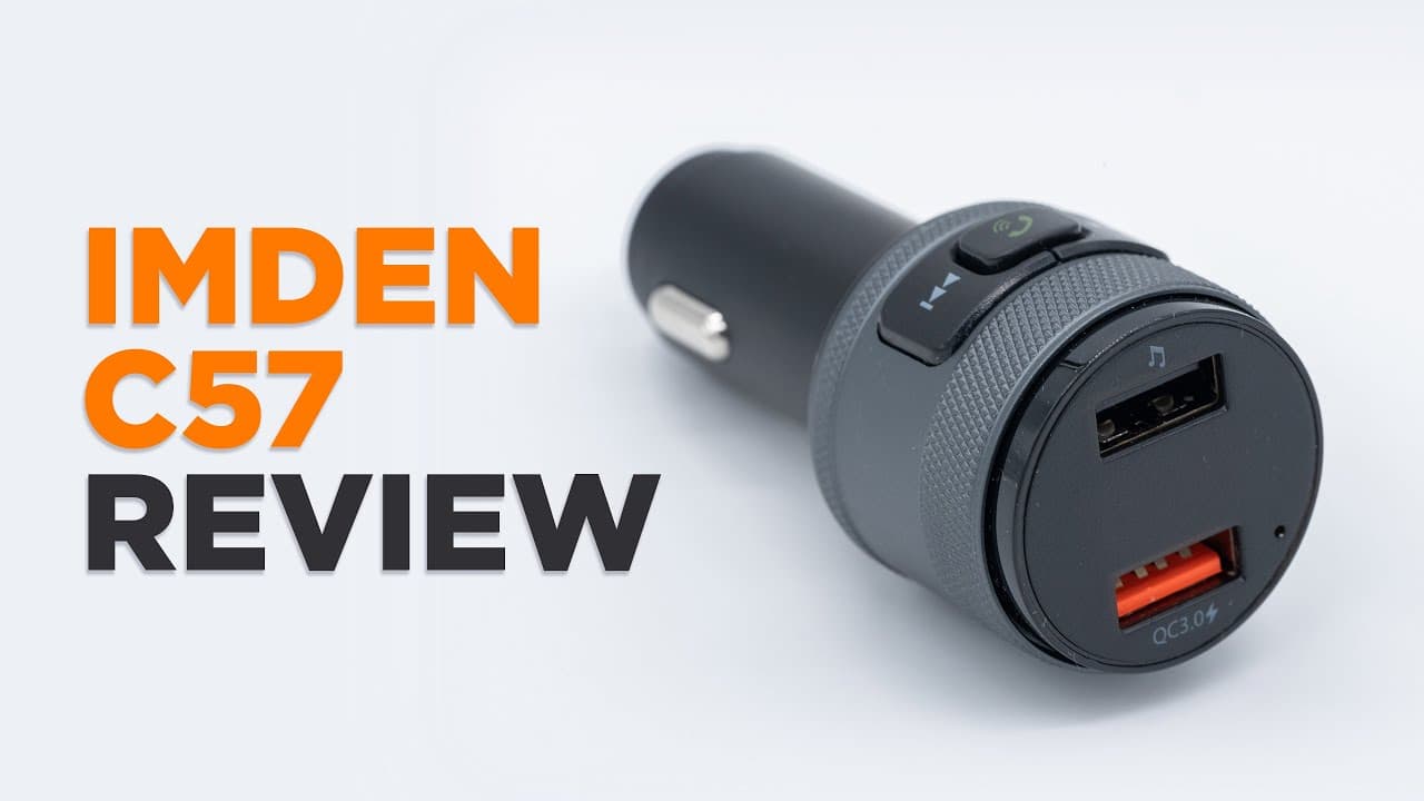 IMDEN C57 Bluetooth FM Transmitter Review - YouTube