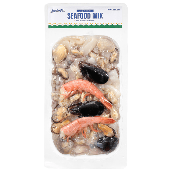 Save on Sovereign Seas Squids Mussels Clams & Shrimp Seafood Mix Frozen ...