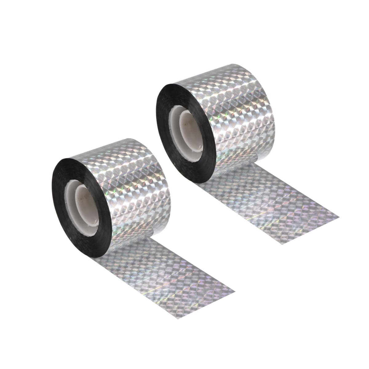 2Pcs Double Sided Reflective Tape, HXRH Woodpecker Scare Reflective ...