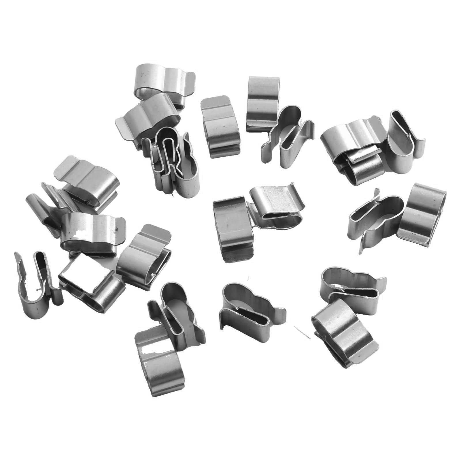 50 Pcs Trailer Frame Wire Cable Clips Stainless Steel Solar Panel Clips ...