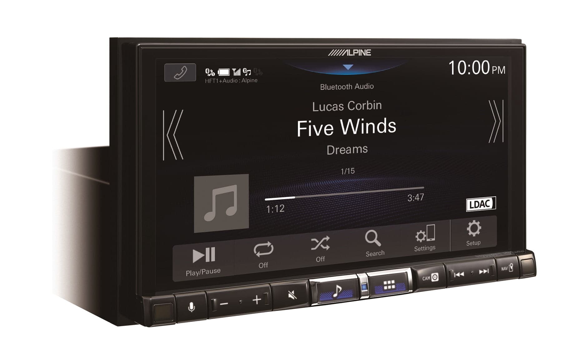 ALPINE iLX-507 7" Car Monitor Receiver w/Wired/Wireless Carplay+Android ...