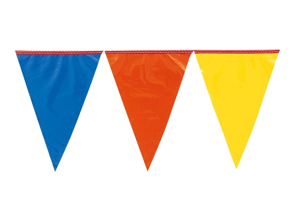 Amscan Large Outdoor Plastic Pennant Banner, 120', Multicolor - Walmart ...