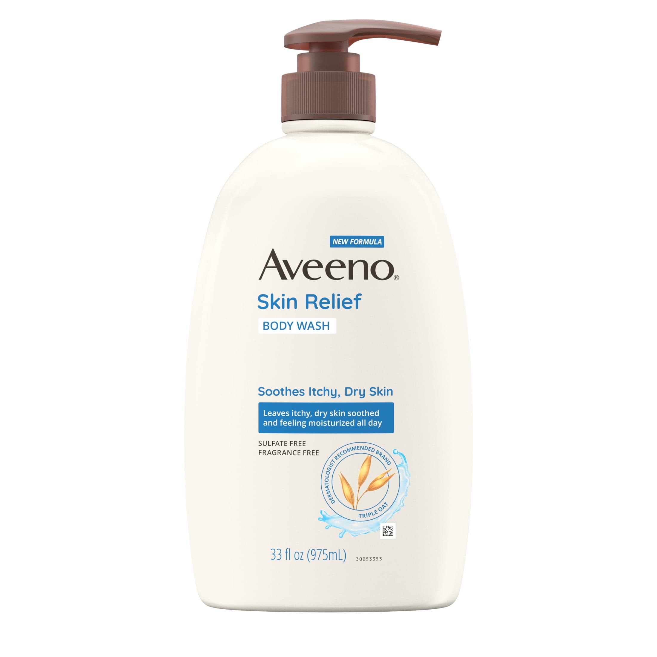 Aveeno Skin Relief Moisturizing Body Wash, Soap Free for Sensitive Skin ...