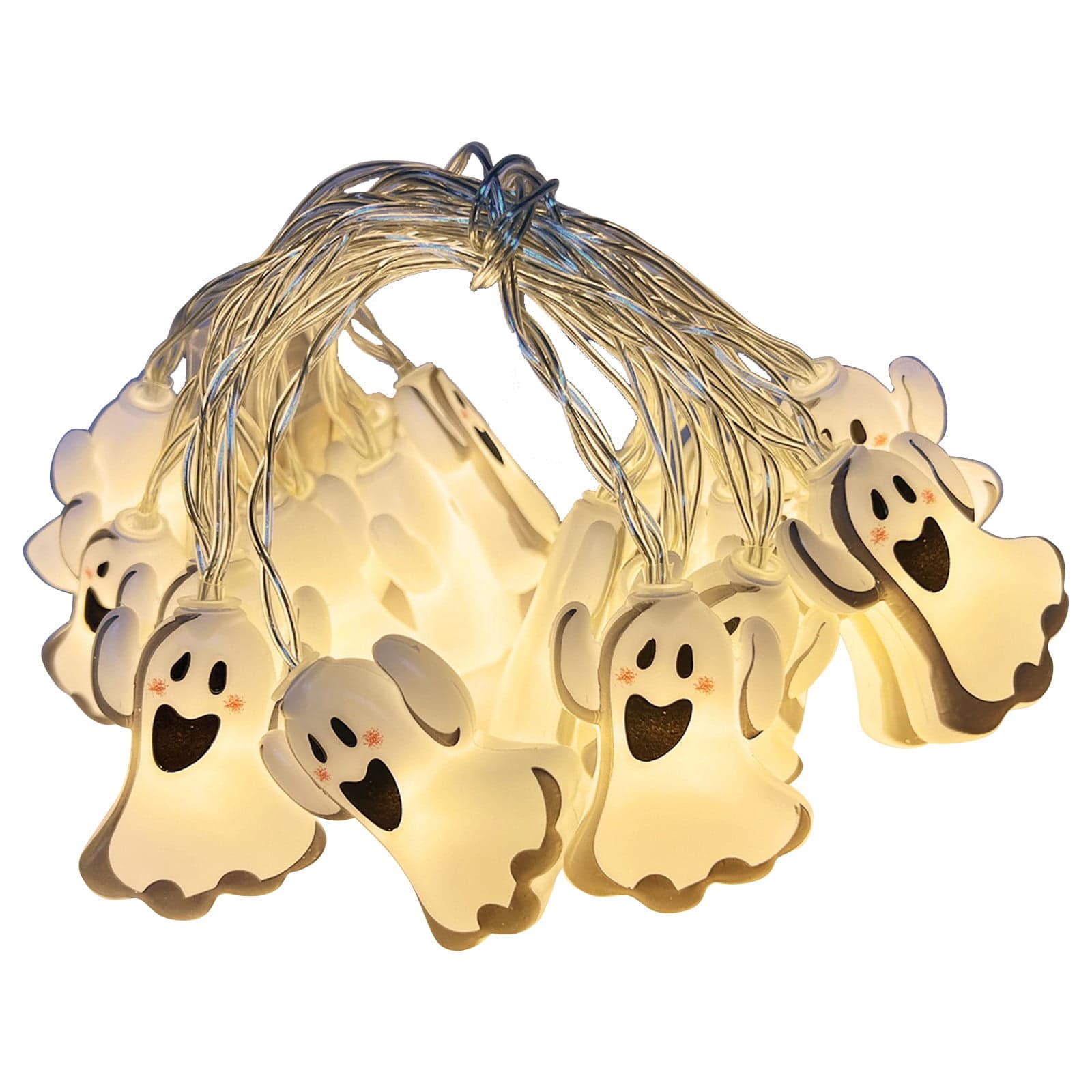 CASAFUN Halloween Decorations Ghost String Lights, Halloween Decor ...