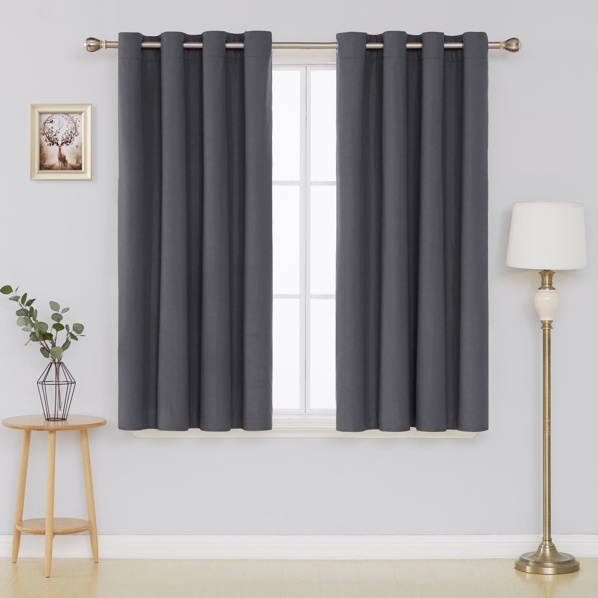 Deconovo Total Blackout Curtains with Triple-Pass Coating Back Layer ...