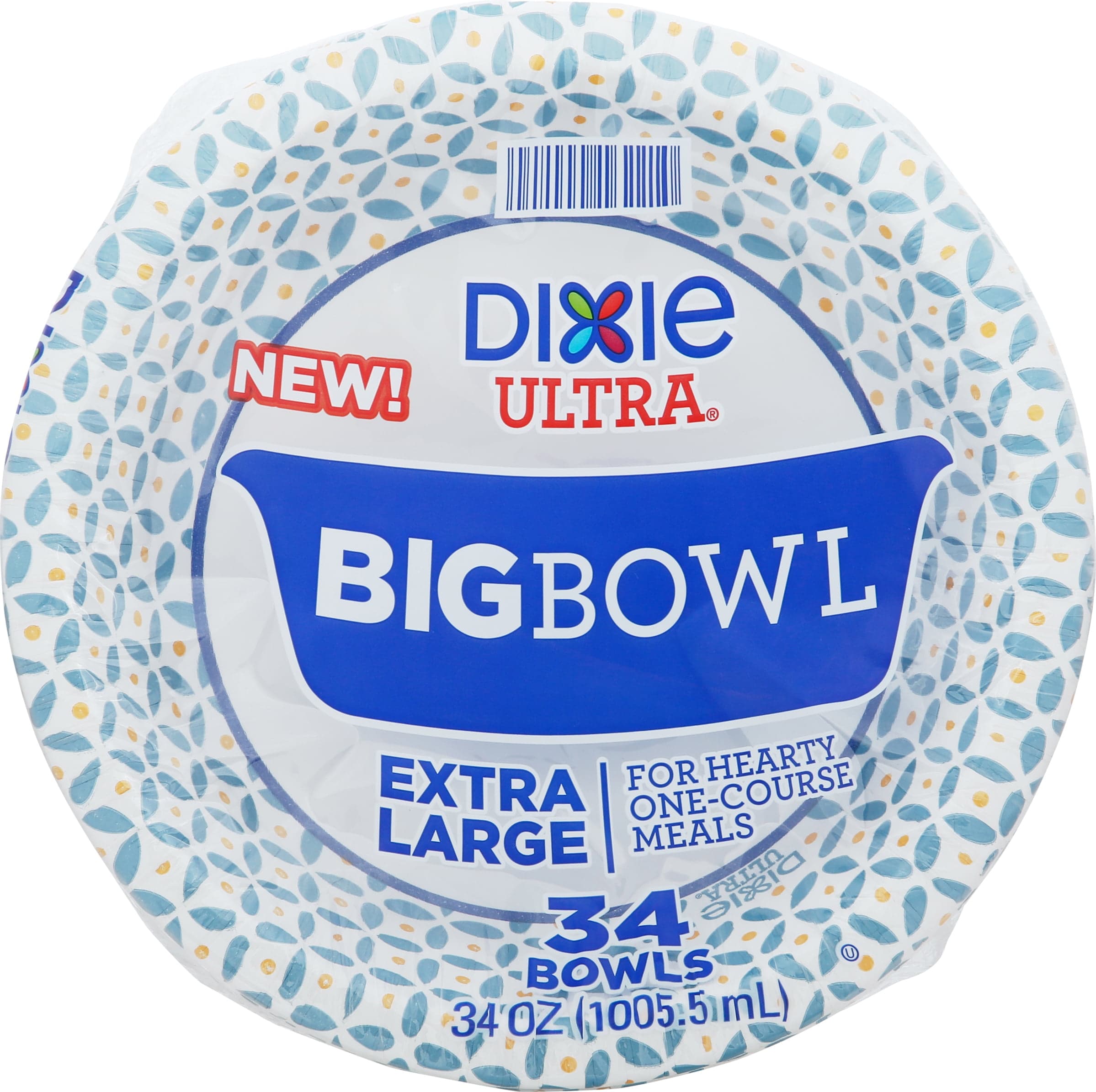Dixie Ultra Big Bowl, 34 Ounce Disposable Paper Soup Bowls, 34 Count ...