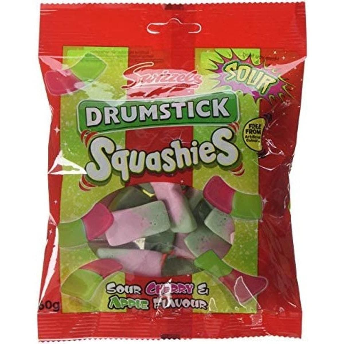 Drumstick Squashies Sour Cherry 120g - Walmart.com