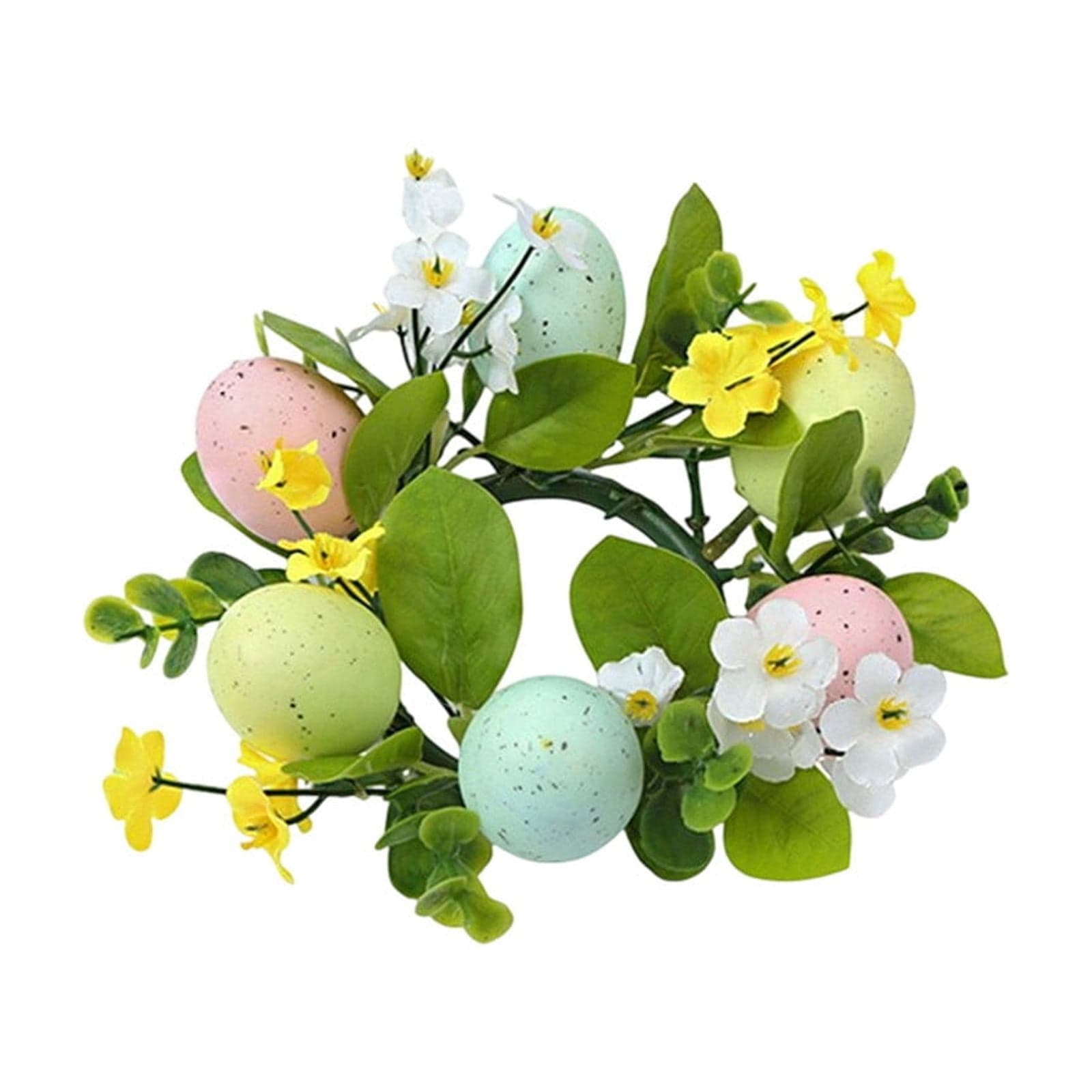 Easter Candle Rings Wreaths Easter Eggs Candle Holders Decorations ...