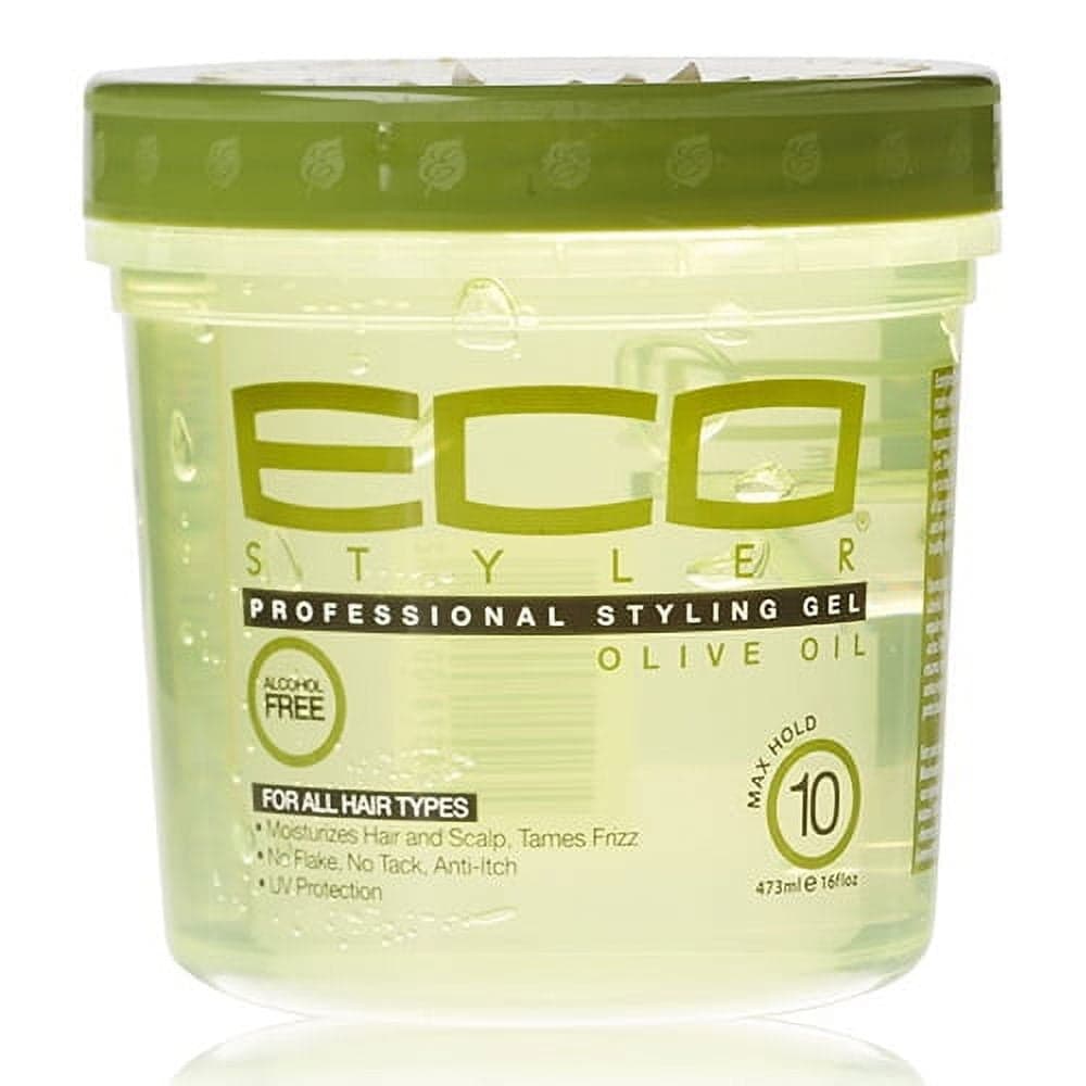 Eco Styler Olive Oil Styling Gel, Moisturizes, No Flake, UV Protection ...