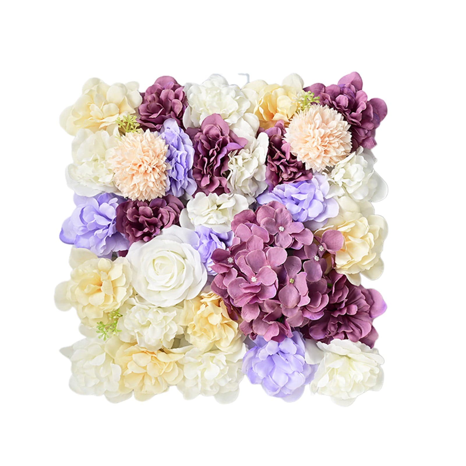 Flower Wall Panel Floral Backdrop - Flower Wall Decor, Fake Flower Wall ...