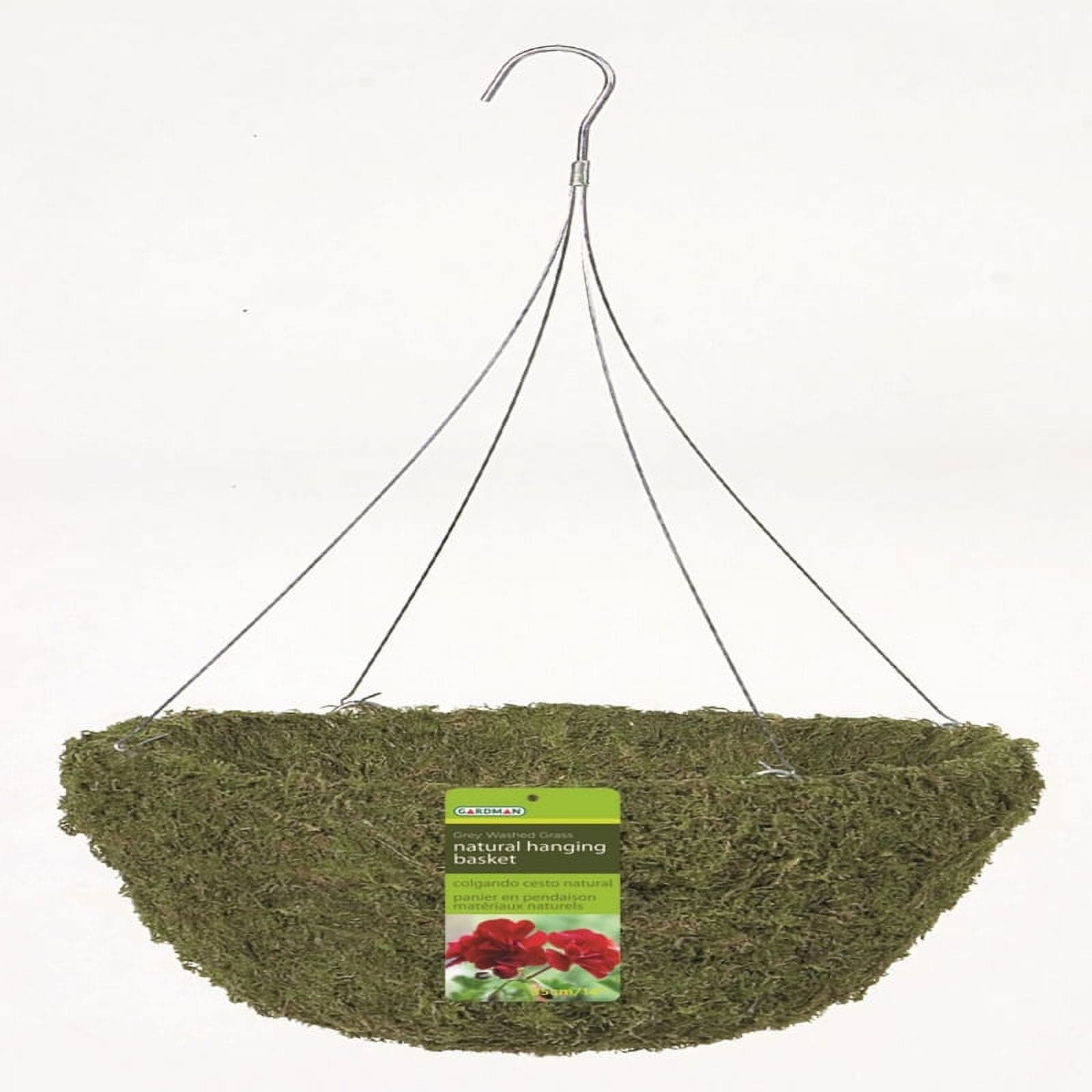 Gardman Usa 14in. Sphagnum Moss Hanging Basket R475 - Walmart.com