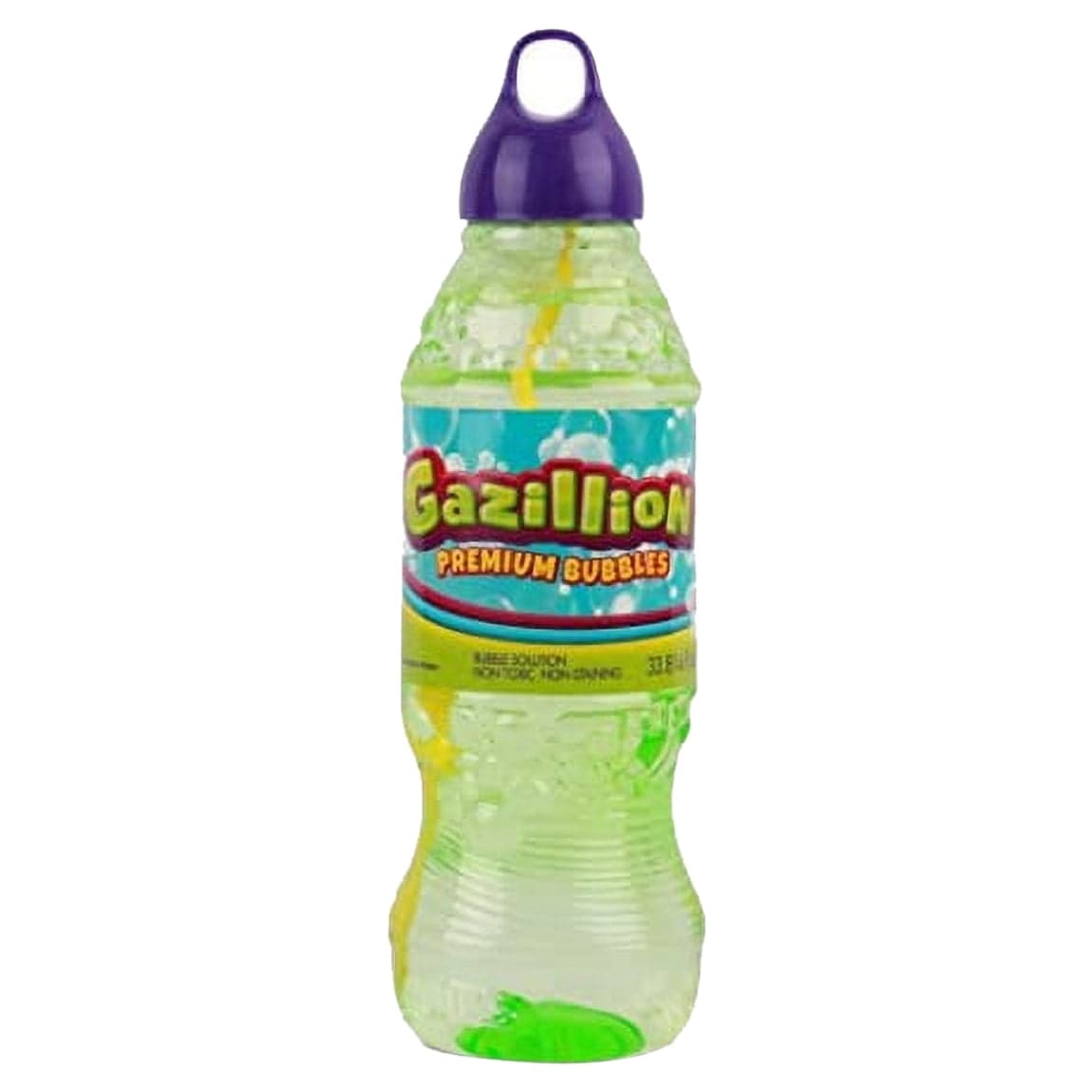 Gazillion Bubbles Premium 1 Liter Solution with 7-in-1 Wand for Blowing ...