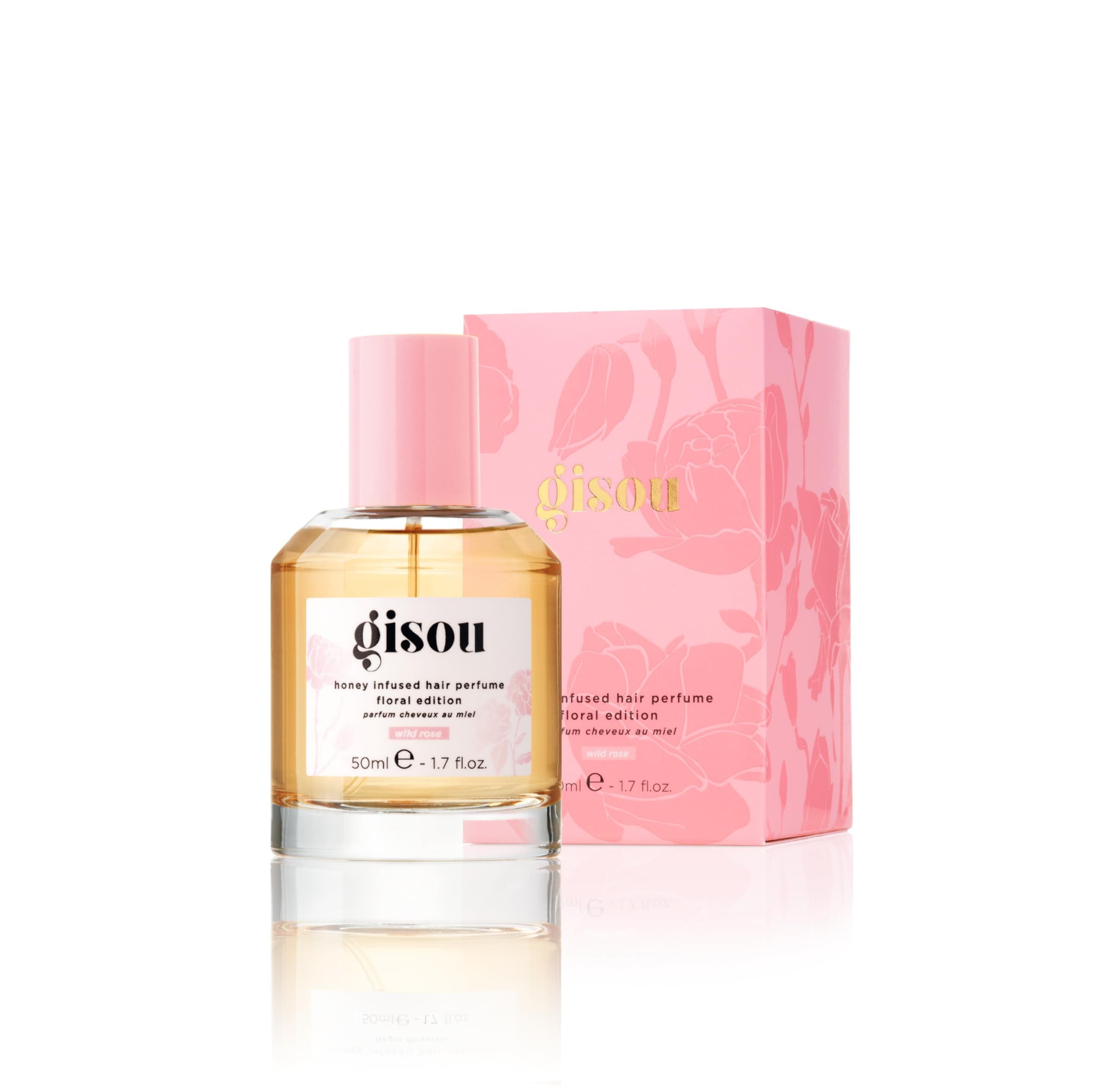 Gisou Hair Body Spray Hair Mist Honey Infused Floral Edition Wild Rose ...