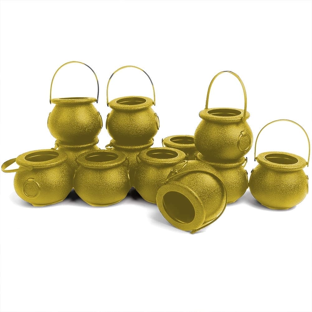 Halloween Decor Witches Cauldron 12PCS Halloween Cauldron Mini ...