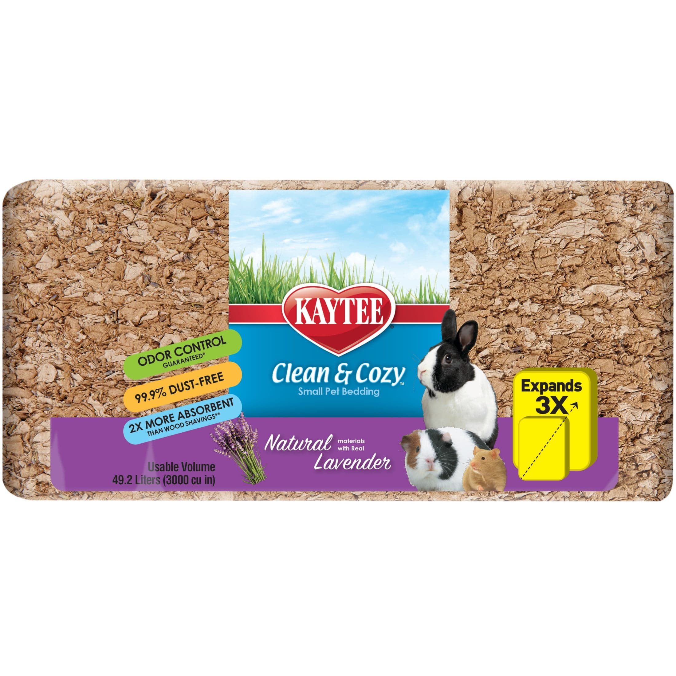 Kaytee Clean & Cozy Natural Bedding with Lavender for Rabbits, Hamsters ...