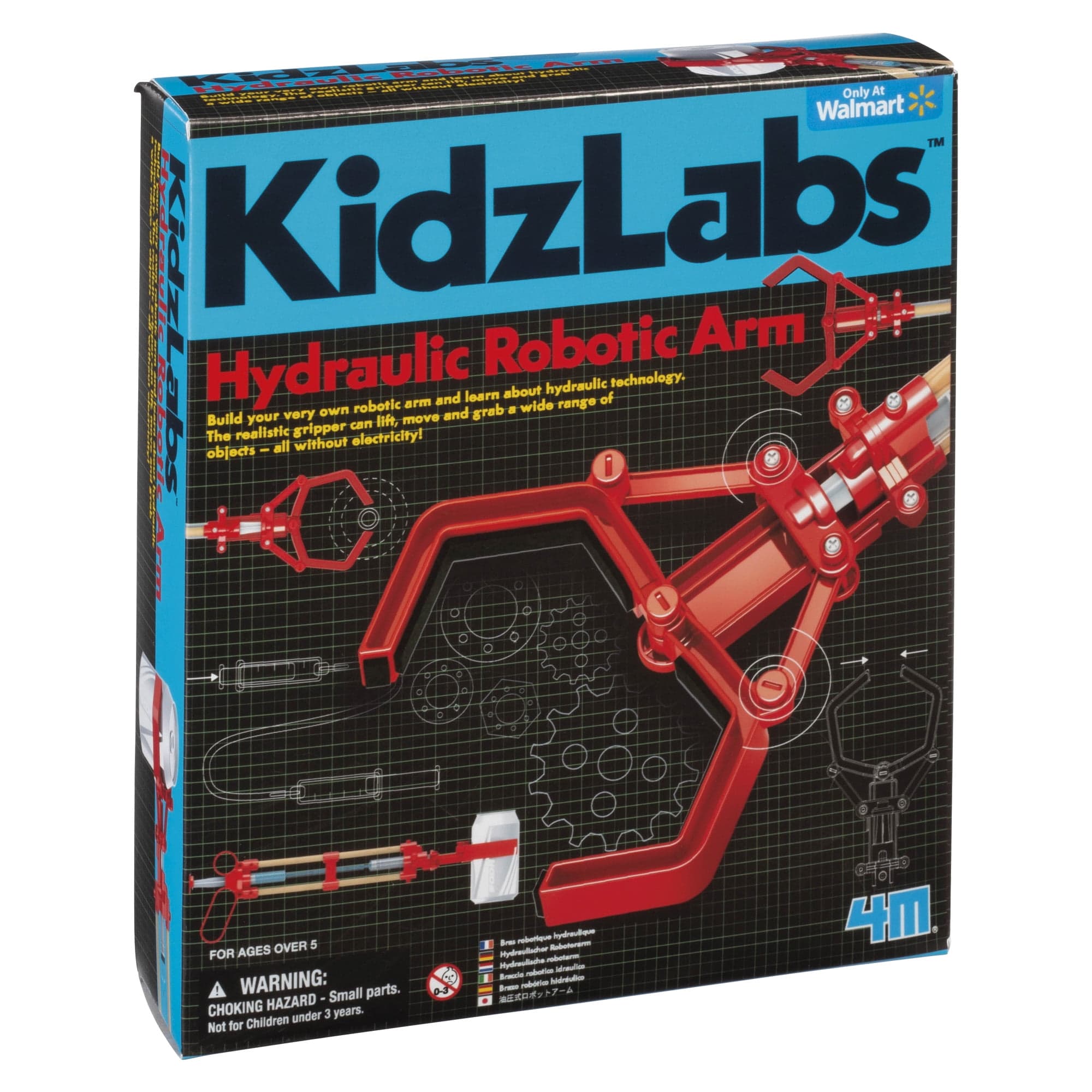 KidzLabs 4M Hydraulic Robot Arm Kit - Walmart.com
