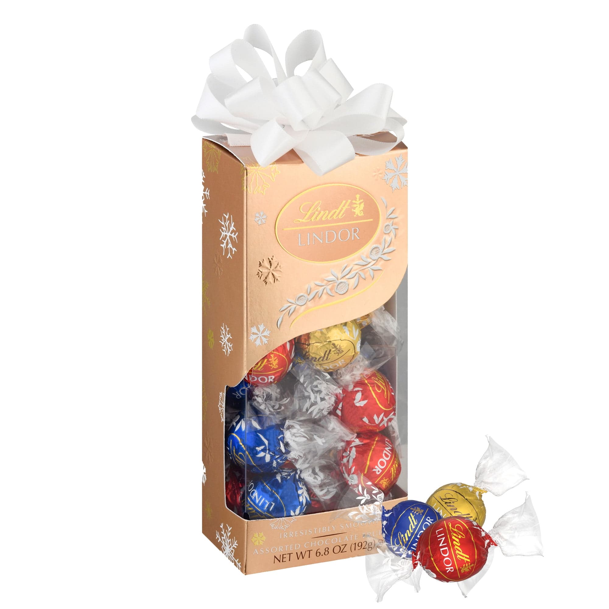 Lindt LINDOR Assorted Chocolate Christmas Candy Truffles Traditions ...