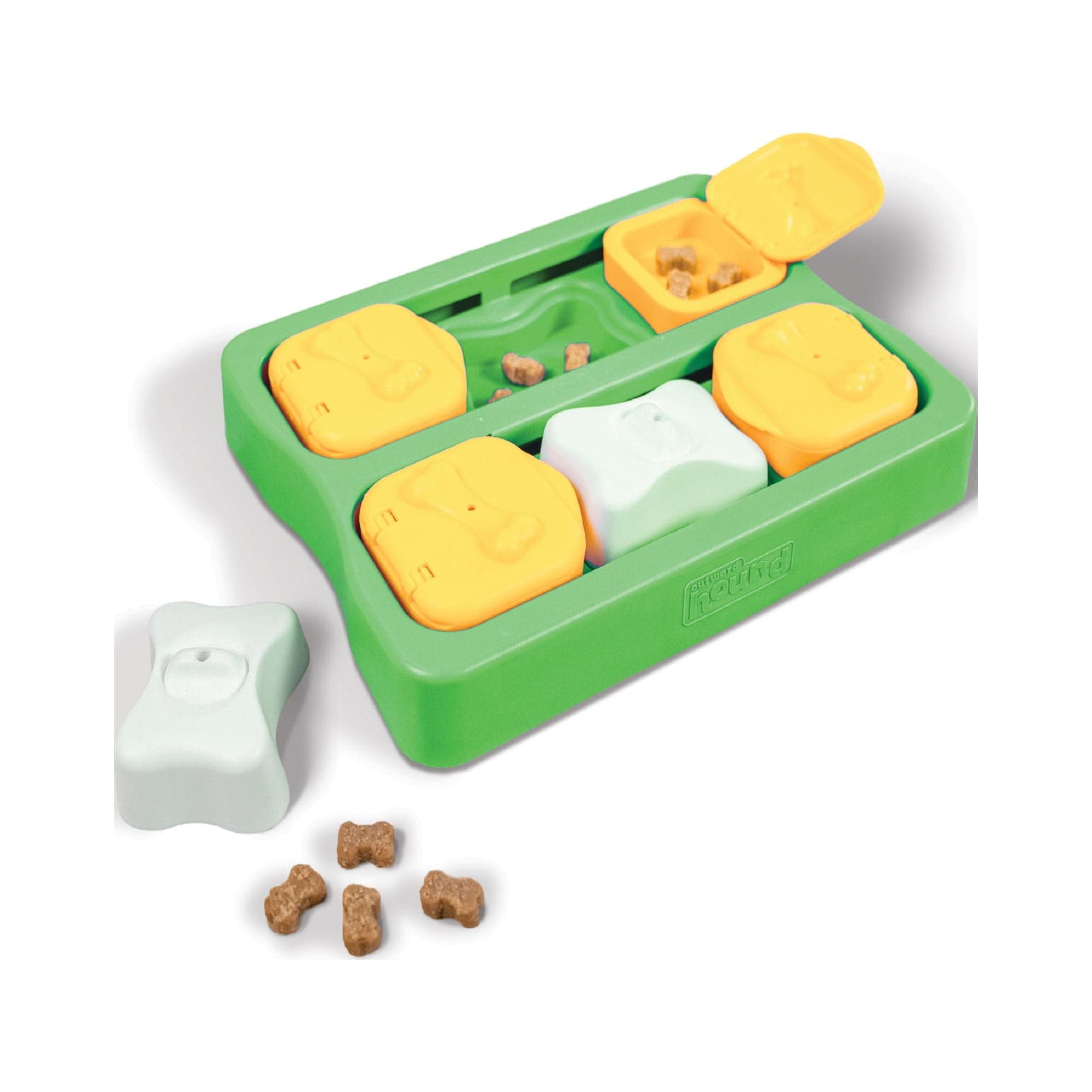 Nina Ottosson by Outward Hound Dog Brick Puzzle Plastic Green SM ...