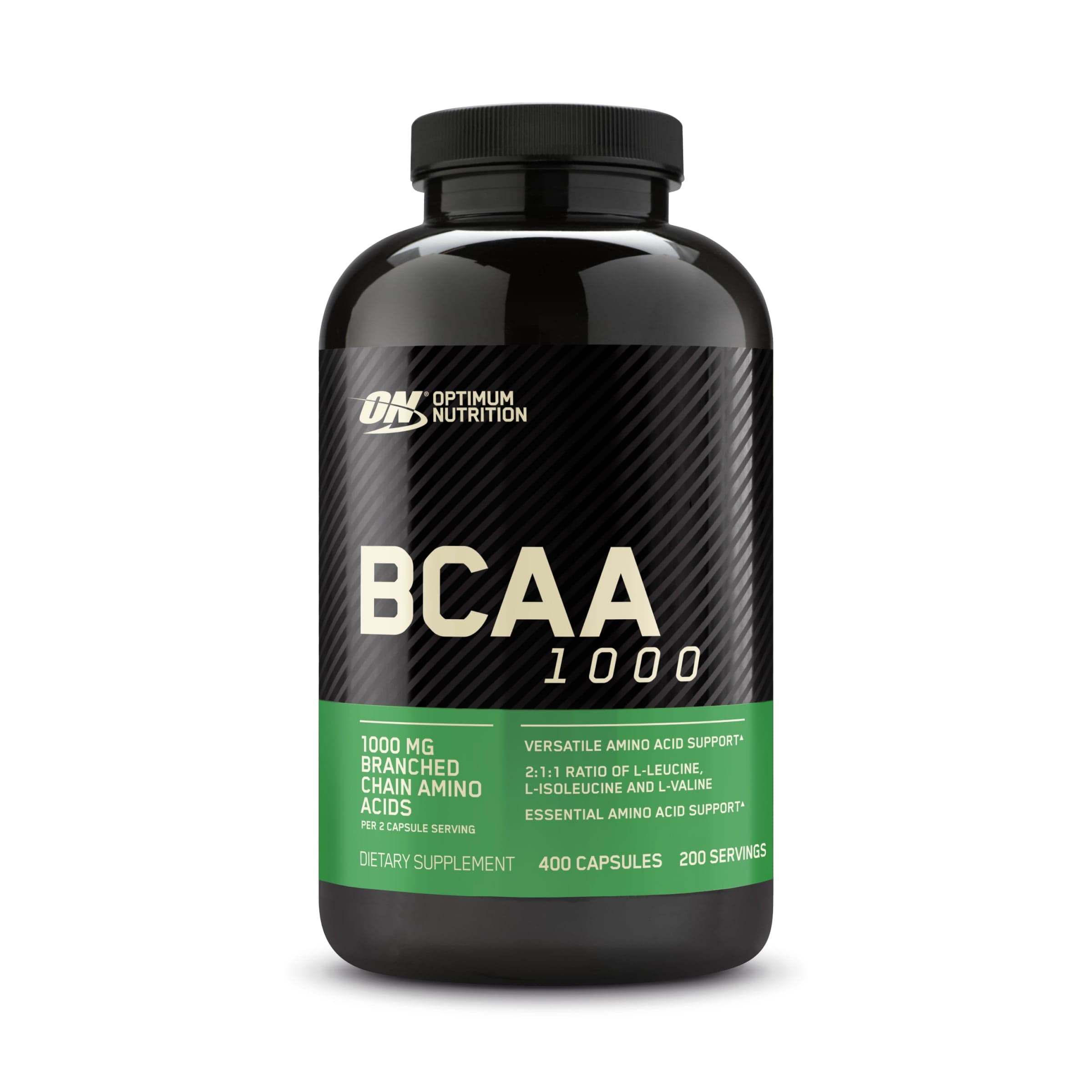 Optimum Nutrition Amino Acids Supplements, BCAA 1000 Caps, 400 Capsules ...