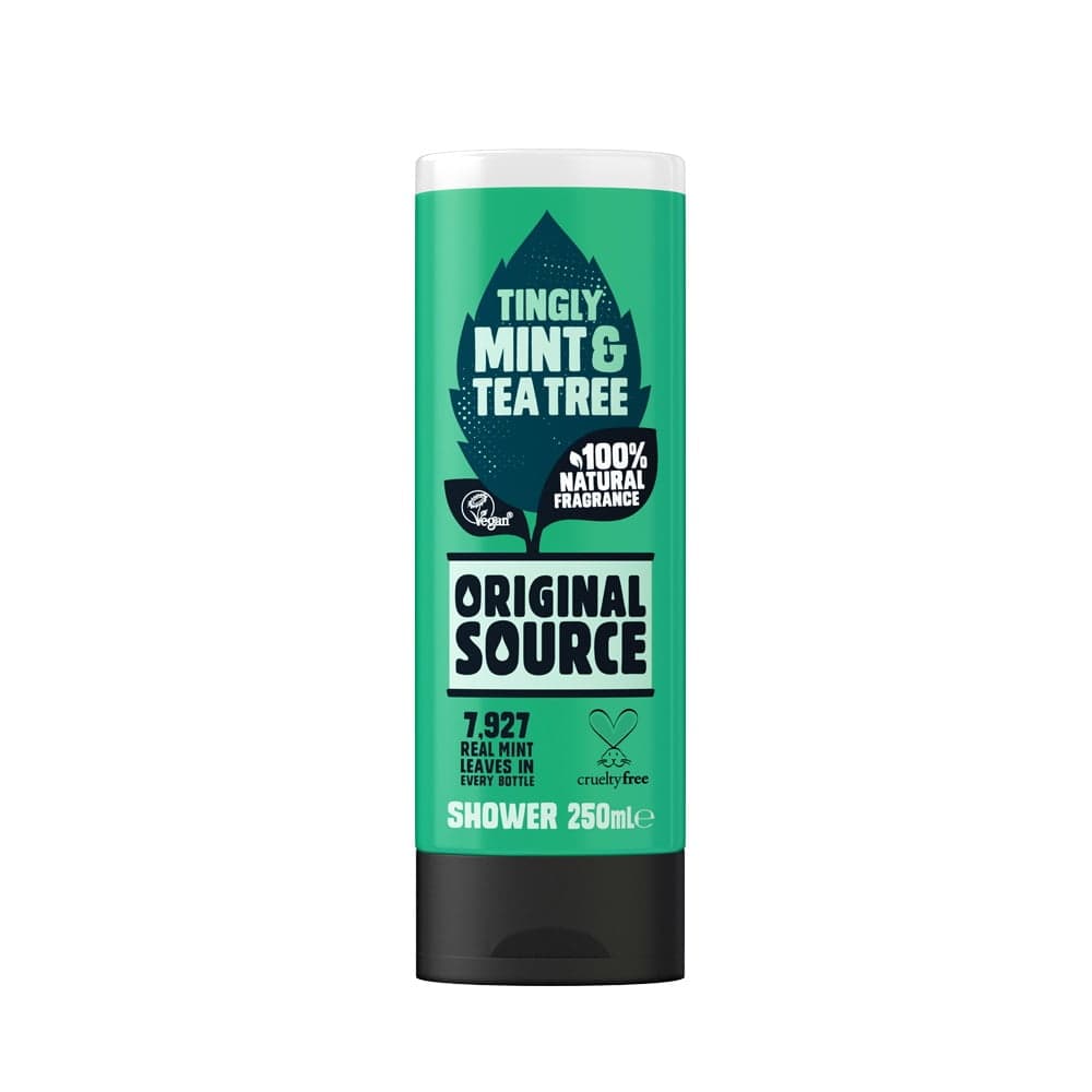 Original Source Tea Tree & Mint Shower Gel 250ml - Pack of 6 - Walmart.com