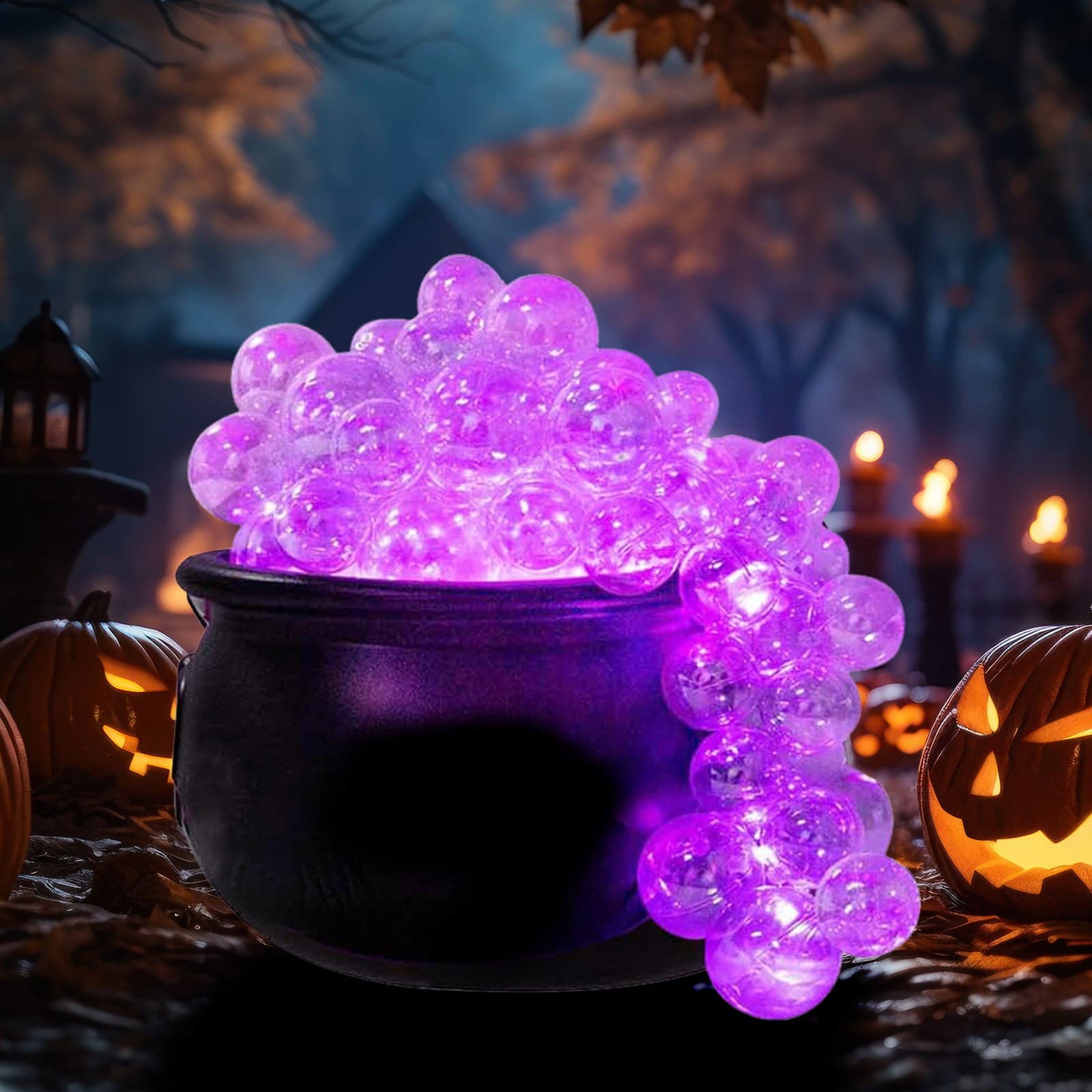 Comefolife Halloween Decorations Indoor, 2024 DIY Bubbling Cauldron Set ...