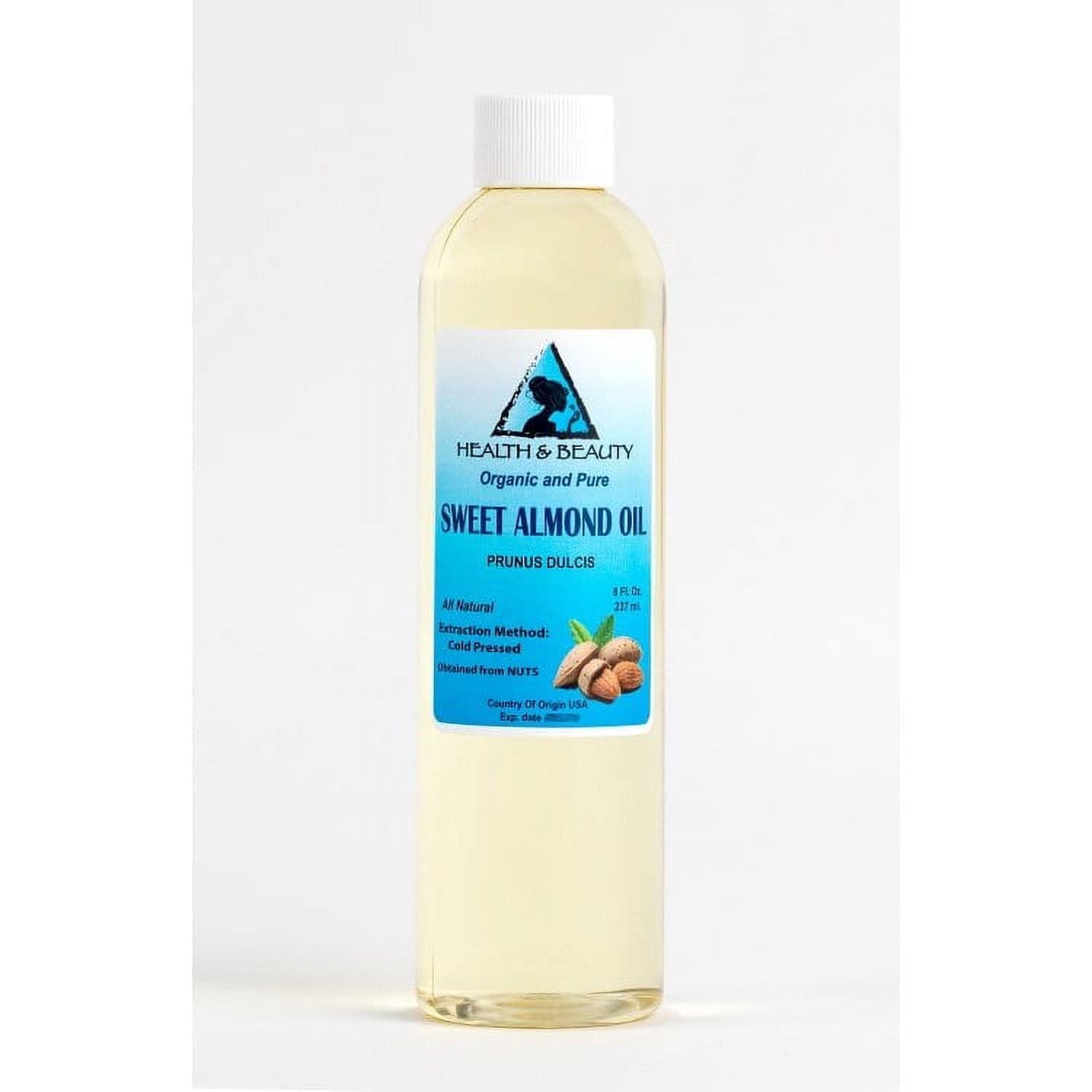 SWEET ALMOND OIL REFINED ORGANIC CARRIER COLD PRESSED PURE by H&B OILS ...