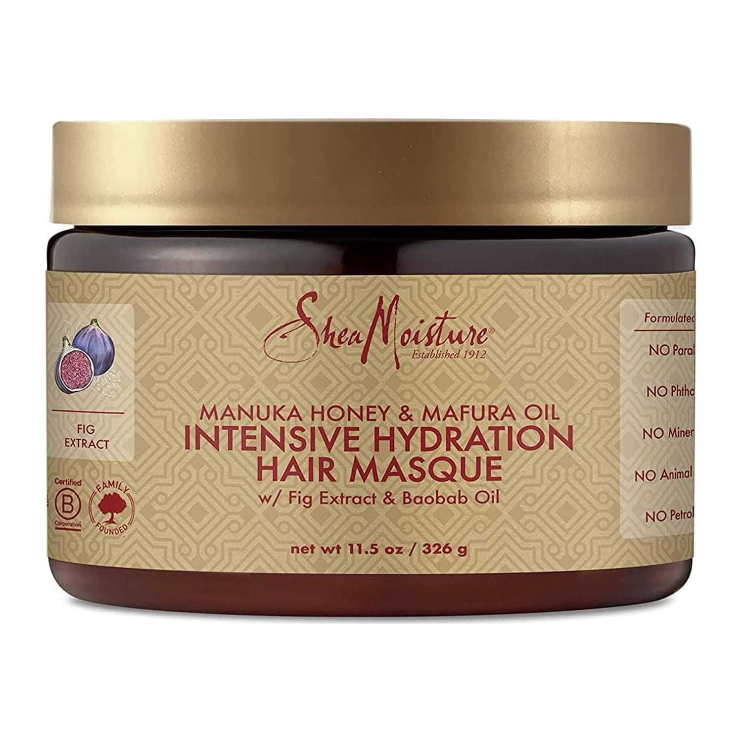 Shea Moisture Manuka Honey & Mafura Oil Intensive Hydration Hair Masque ...