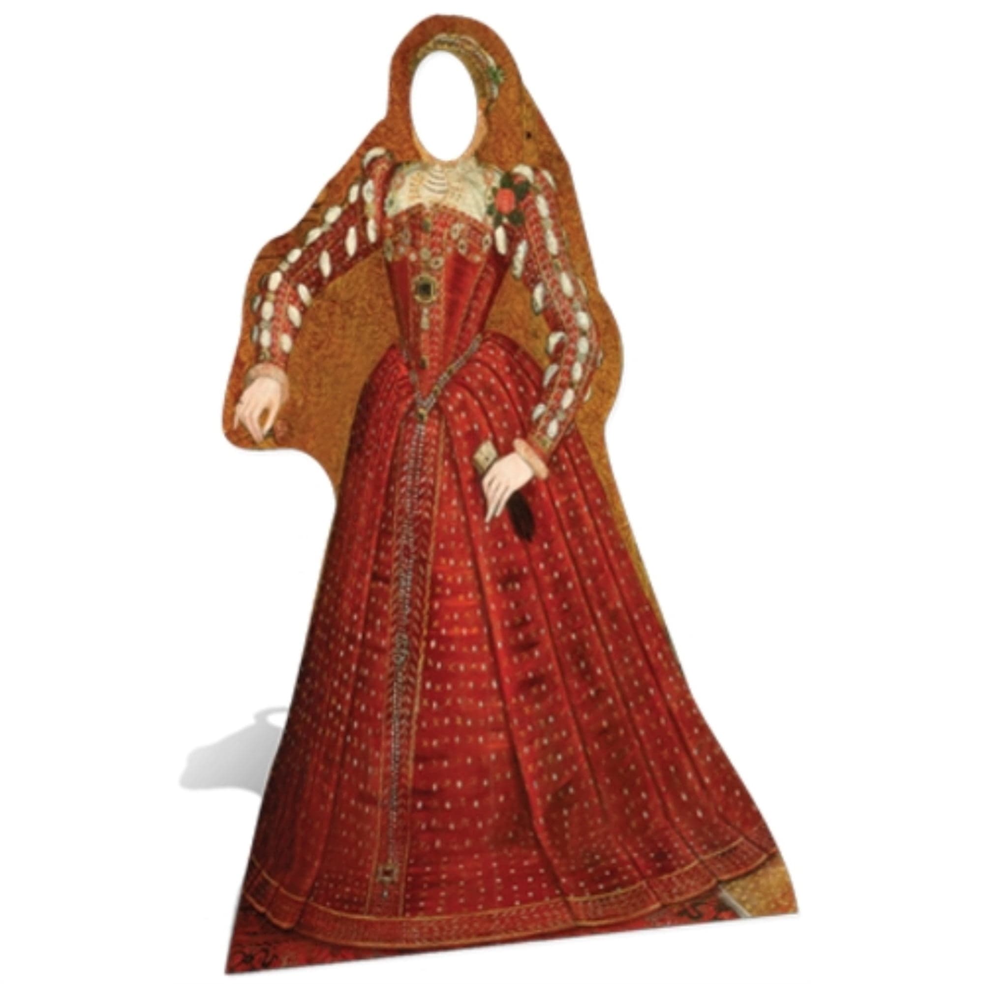 Star Cutouts Tudor Woman Cardboard Cutout Life Size Stand-In - Walmart.com
