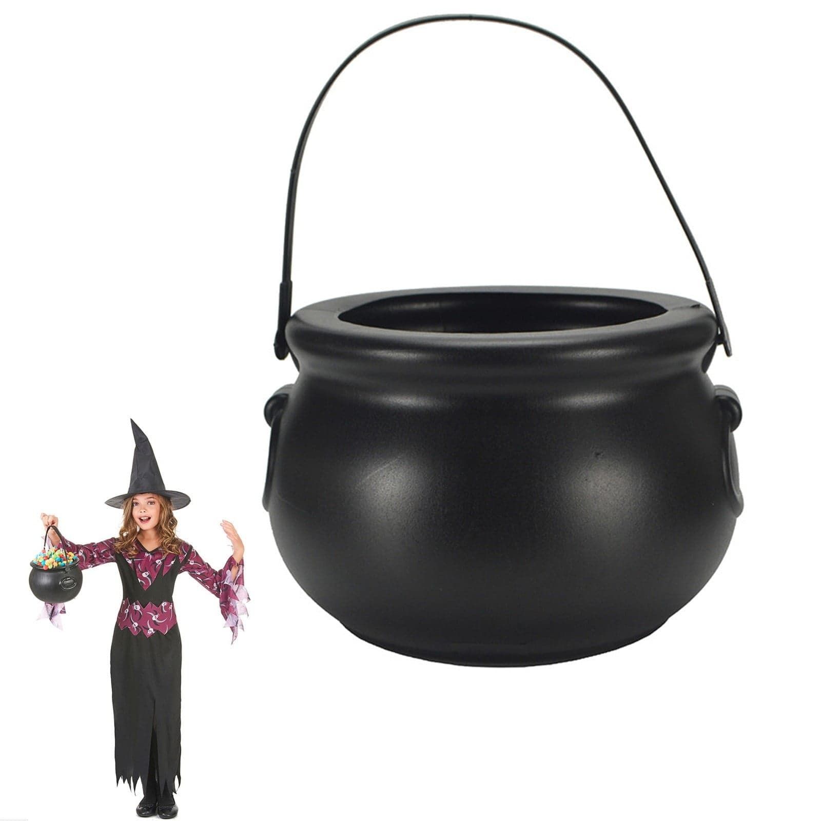Witch Hat Halloween Witch Witch Gifts WitchesPlastic Cauldron Pot with ...