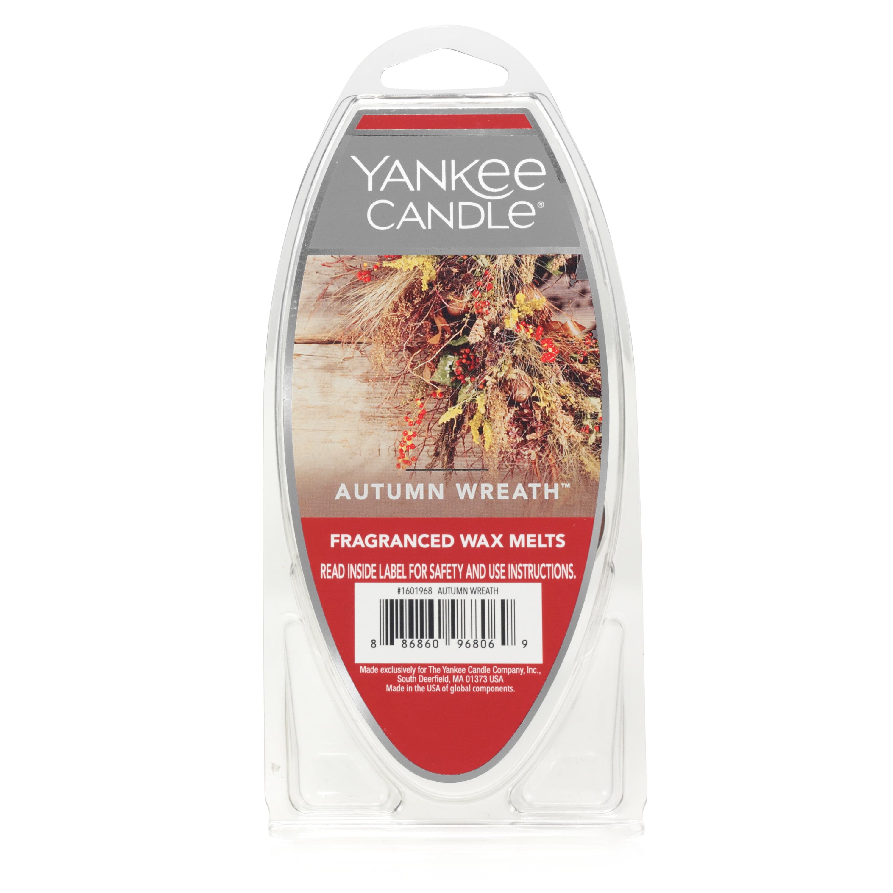 Yankee Candle Fragranced Autumn Wreath Wax Melts (Single Pack ...