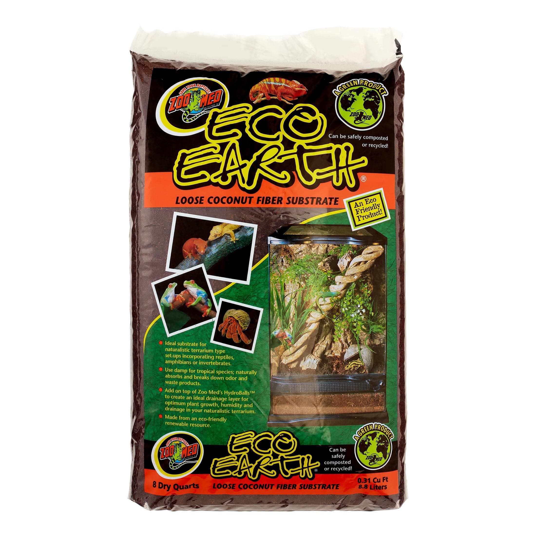 Zoo Med Eco Earth Compressed Coconut Fiber Substrate