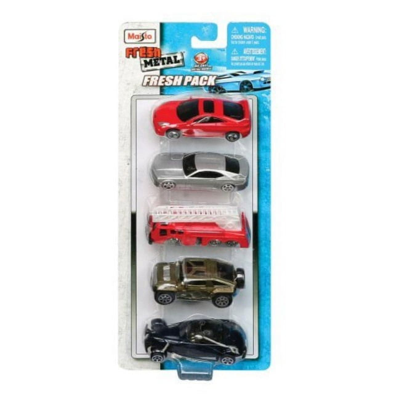 diecast cars in a fresh metal 5 pack in a 1:64 scale manfactured by ...